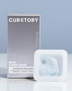 72 Medi Cream Mask bio-cellulose sheet mask packaging with opened tray showing the mask inside