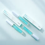 Face Factory Better Lash Serum Bottles with a light blue gradient background
