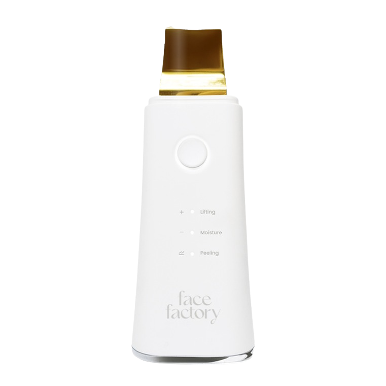 Galvanic Z-Water Peeling facial device with 24k gold plated spatula head