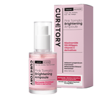 Face Factory Pink Tomato Brightening Ampoule bottle displayed with product box