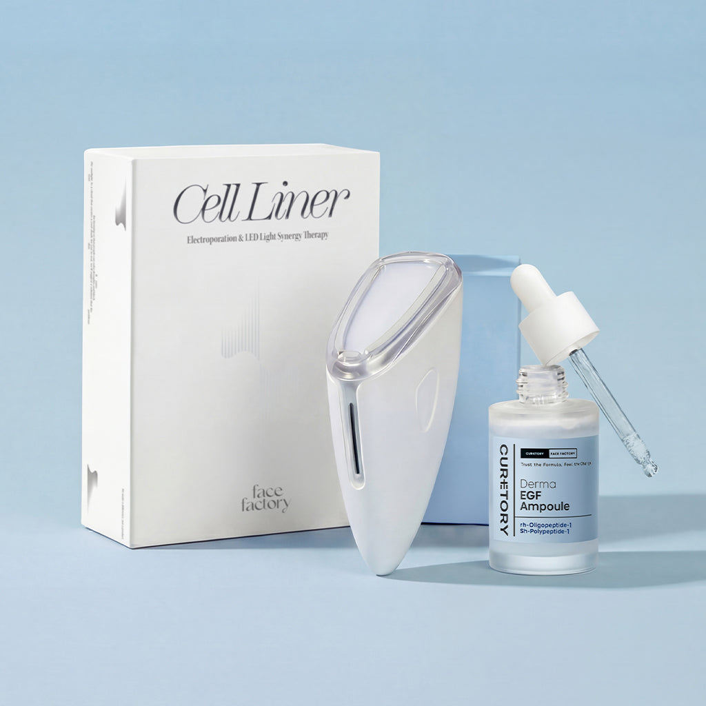 Silken Smooth Duo featuring Face Factory Cell Liner and Derma EGF Ampoule