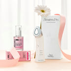 Soft Bright Duo featuring Pink Tomato Brightening Ampoule and Boosters Pro device